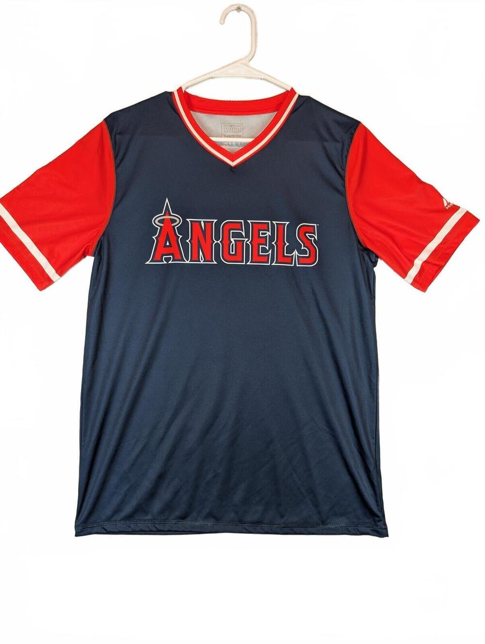 Majestic J-Up Upton Los Angeles Angels MLB Baseball Jersey NWT Boys XL 18/20